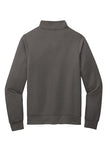 Long sleeve full-zip sweatshirt (without hoodie)