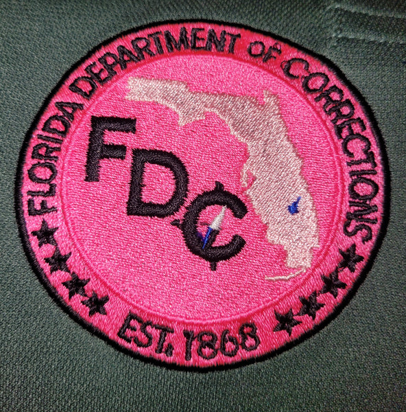 Breast Cancer Awareness FDC "blue badge" Cotton OR Dri-fit Polo