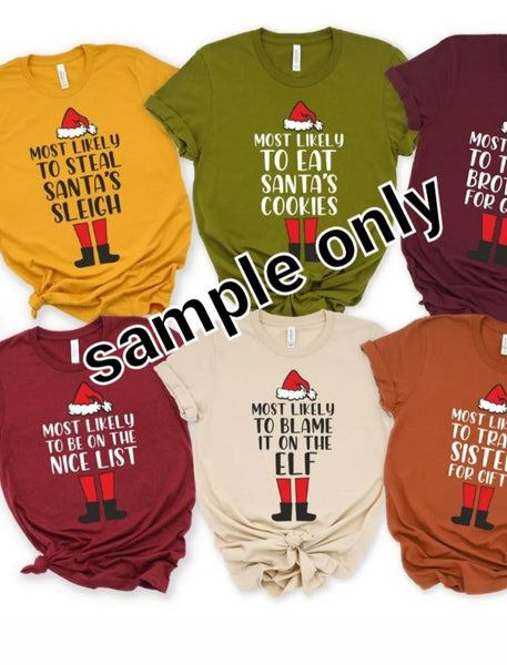 FAMILY AND FRIENDS "BUNDLE" SHIRTS (20 PACK)